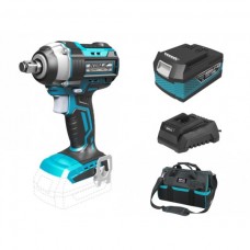 Dedra Set Masina de insurubat cu impact 280Nm prindere patrat 1/2 cu acumulator Li-Ion 18V 4.0Ah incarcator 60W si geanta de transport